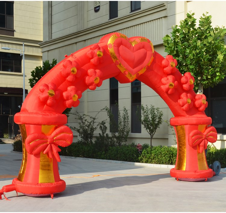 西乌珠穆沁婚庆红色拱门